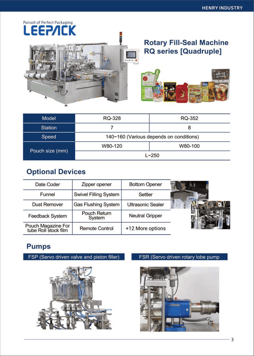 Rotary Pouch Packaging Machine